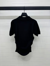 PRAD 25S SHORT SLEEVE KNIT TOP 264123